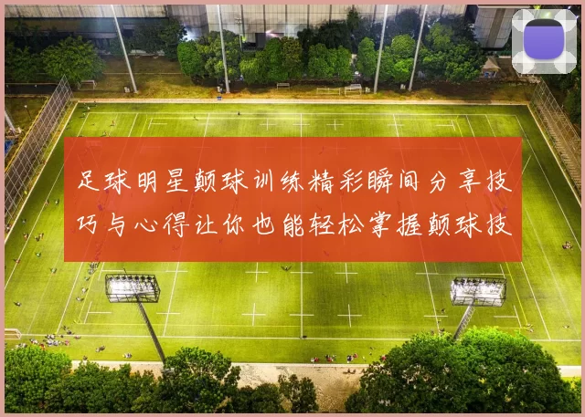 足球明星颠球训练精彩瞬间分享技巧与心得让你也能轻松掌握颠球技巧